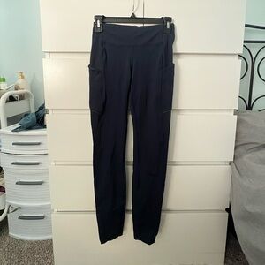 LULULEMON blue navy leggings